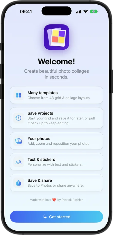 Gridium on iPhone: Welcome